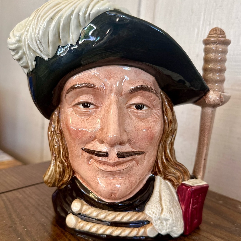 Royal Doulton “Aramis” Character Jug – D6441 – 1955 Large Toby Mug